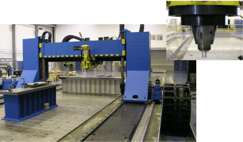 Portique de  soudage par friction FSW friction stir welding