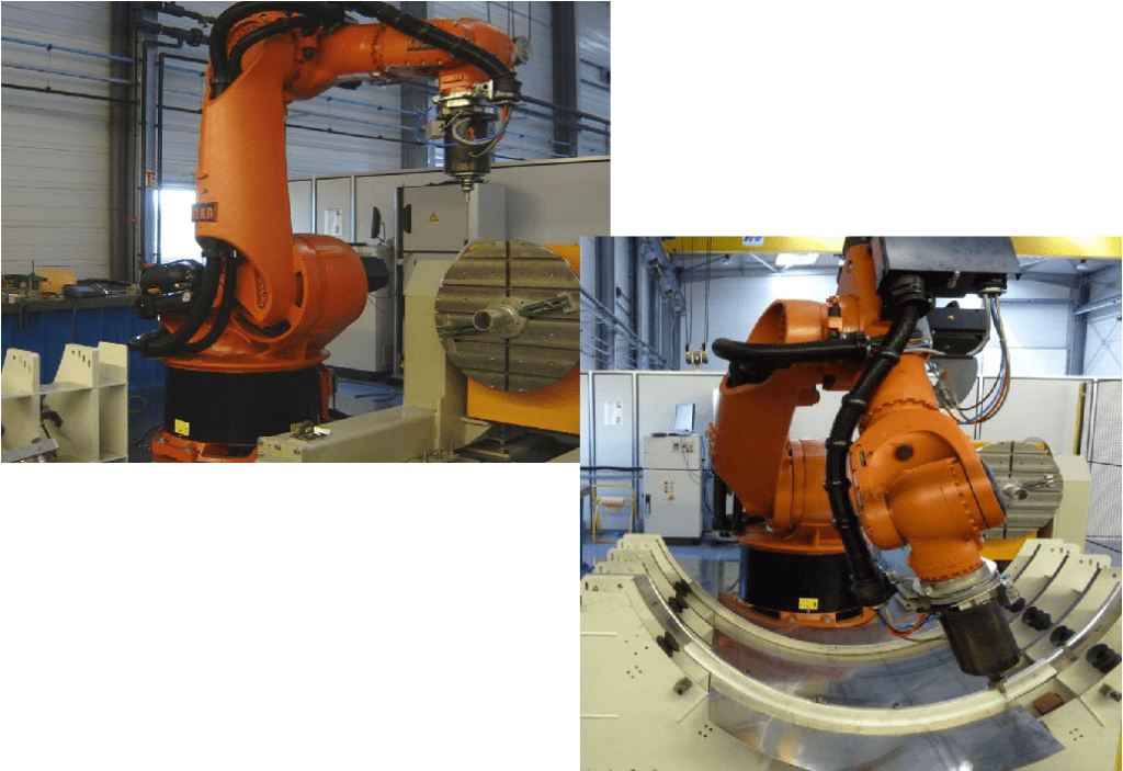Photo de robot de soudage en FSW