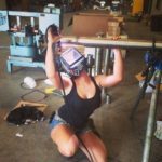 Une soudeuse pipe en 141